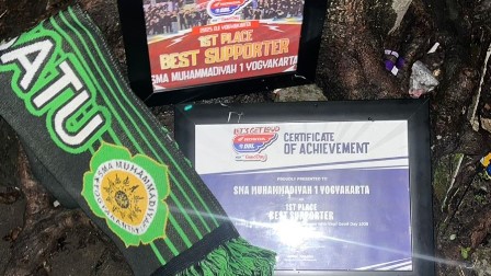SMA Muhammadiyah 1 Yogyakarta Raih Gelar Best Supporter di Ajang Honda DBL Yogyakarta 2025