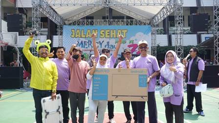 USIA KE-74 : SMA MUHI GELAR JALAN SEHAT BERSAMA KELUARGA & MASYARAKAT