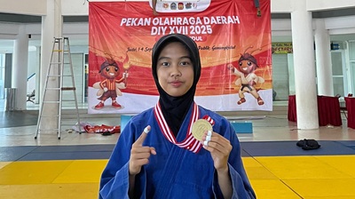 Abigeil Asa Soleha Raih Juara 1 Porda Kurash