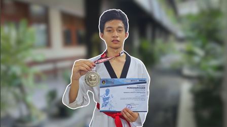 ABIMANYU SUKSES RAIH JUARA DUA WTA INDONESIA TAEKWONDO