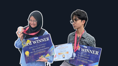 Ahmad dan Zaira Harumkan Nama SMA Muhi di Ajang ALSA English Festival