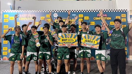 Tim Basket Putra SMA Muhi Juara 1 Yamaha Fazzio Youth Festival 2025
