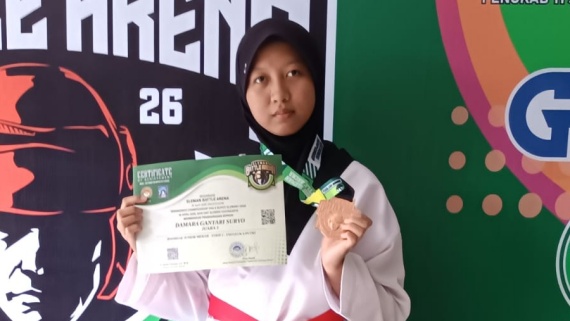 SISWI KELAS X-J RAIH JUARA 3 POOMSAE DI TAEKWONDO CHAMPIONSHIP PIALA BUPATI SLEMAN I 2026