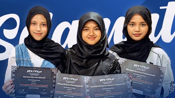 Murid SMA Muhi Kelas X Raih Juara 2 Lomba Karya Tulis Ilmiah FESTAGAMA 14.0