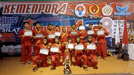 KONTINGEN PENCAK SILAT SMA MUHI RAIH BELASAN MEDALI PADA KEJURNAS TUGU MUDA CHAMPIONSHIP GOR PANDANARAN SEMARANG 11-13 AGUSTUS 2023
