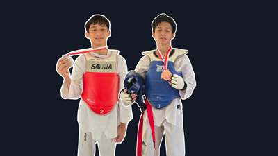 Bagas & Abimanyu Raih Juara di KejuaraanTaekwondo Tingkat Nasional