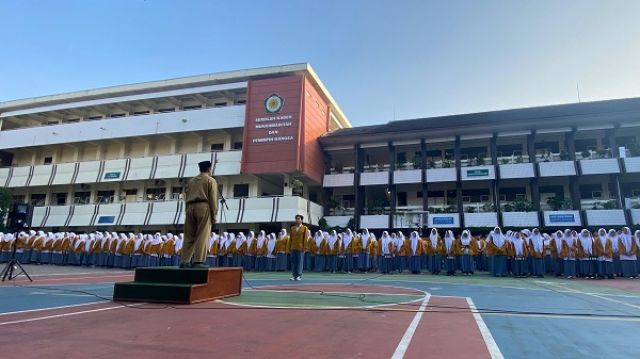 JAGA PERSATUAN NKRI, SMA MUHI LAKSANAKAN UPACARA HARI KEBANGKITAN NASIONAL