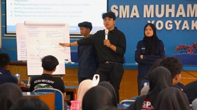 HARMONISASI ANTAR ORGANISASI, SMA MUHI LAKSANAKAN LDKO
