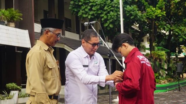 SIAP PERANGI NAPZA DAN SEKS BEBAS, SMA MUHI LANTIK SPECTRA