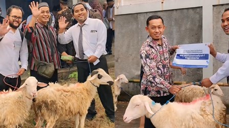 SMA MUHI TASYARUFKAN TOTAL 46 HEWAN QURBAN