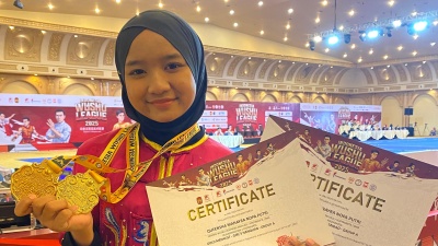 Queensha Manayra Torehkan Prestasi Ajang Lomba Indonesia Wushu League