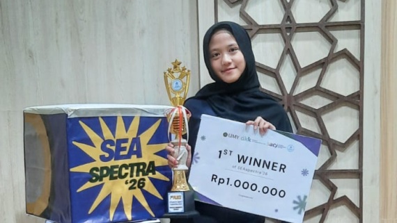 Tampil Percaya Diri, Murid SMA Muhi Berprestasi di English Speech Competition SEASPECTRA 2026 UMY