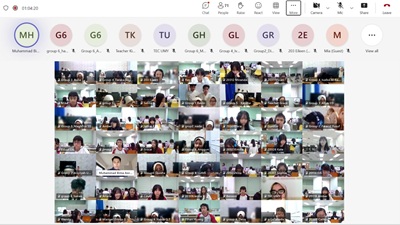 Semangat Global di Ruang Virtual: Kolaborasi SMA Muhi dan Zhonglun Senior High School