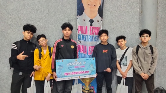 Tim E-Sport Mobile Legend Raih Juara 3 di Piala Bupati Boyolali