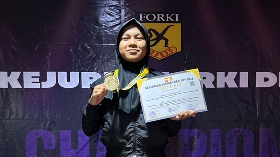 Zahra Putri Nurcahyani Borong Dua Gelar Juara di POPDA DIY 2026