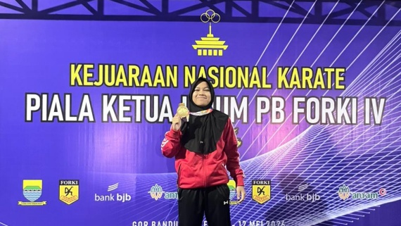 Karateka SMA Muhi Raih Emas Nasional di Bandung